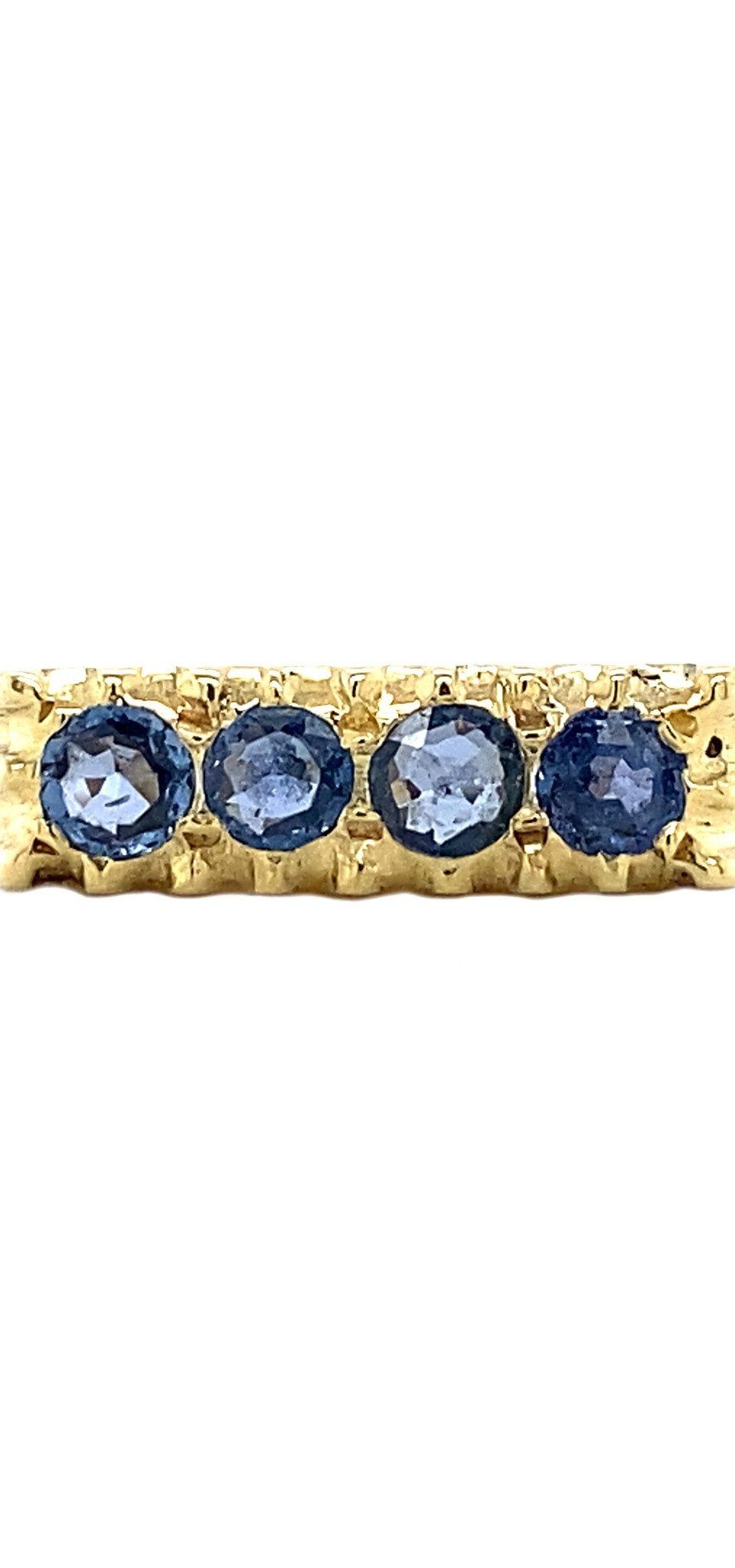 Vintage 14K Gold Ring with Sapphire